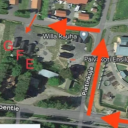 Huoneisto Rauha F, Minikoti Saunalla, Ilmainen Iso Parkkialue Lumijoki