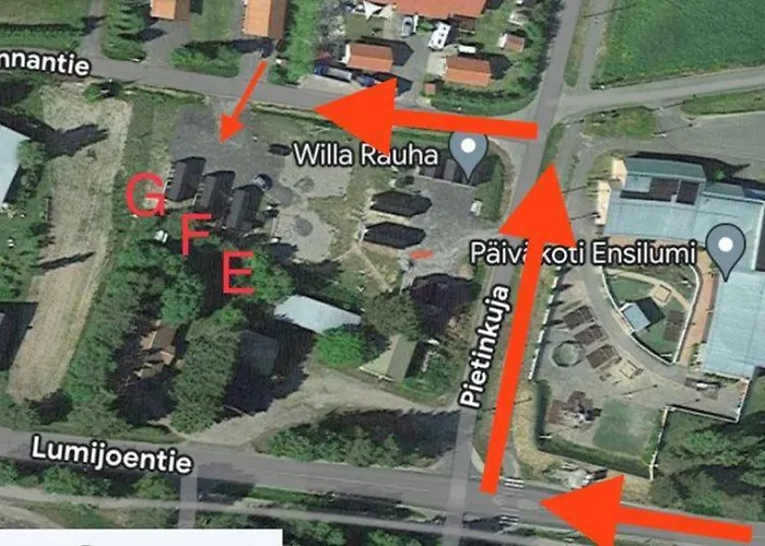 Апартаменты Rauha F Cozy Mini With Sauna & Free Parking Lumijoki